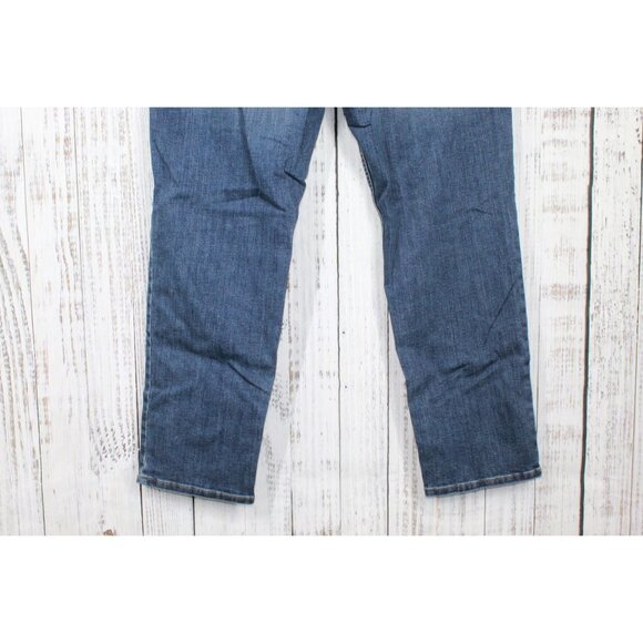 NEW  LL Bean BeanFlex Jeans Slim Fit Straight Leg Blue Washed 38x29 - Picture 8 of 9